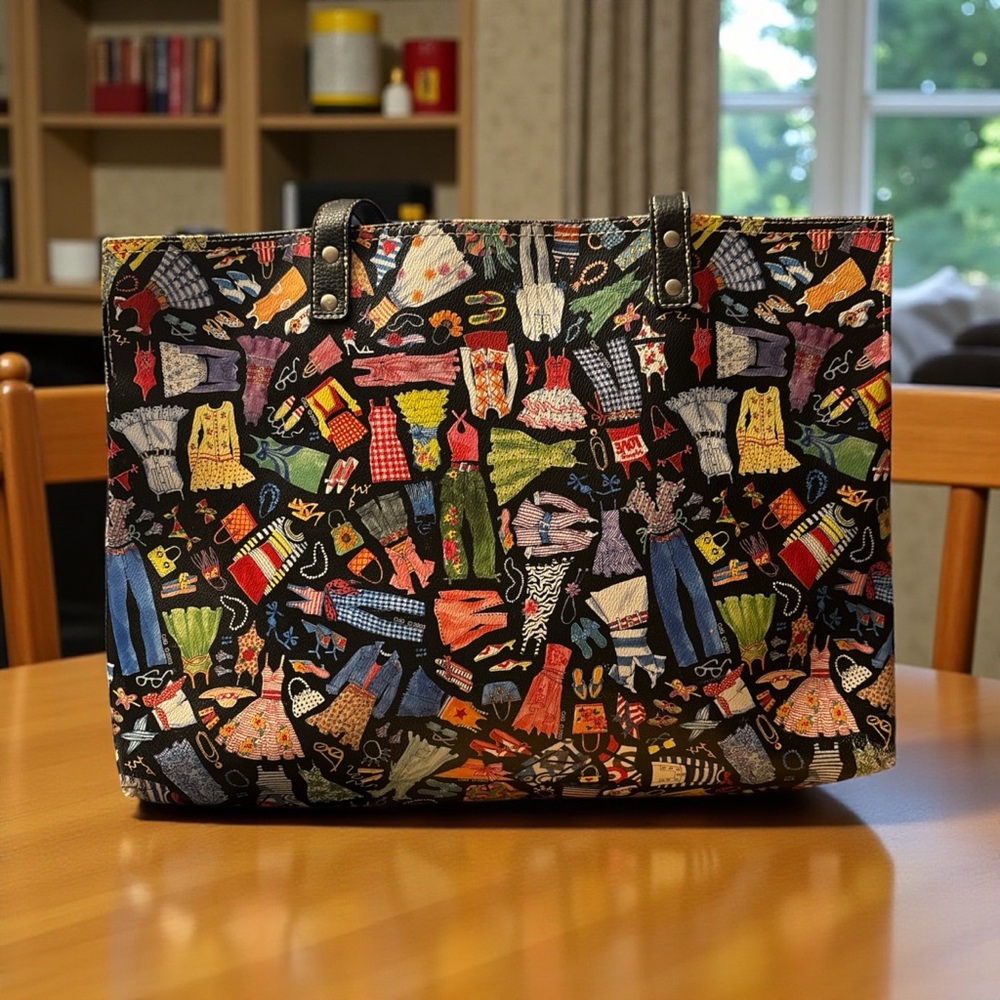 Sydney Love Multicolor Fashion Print Tote